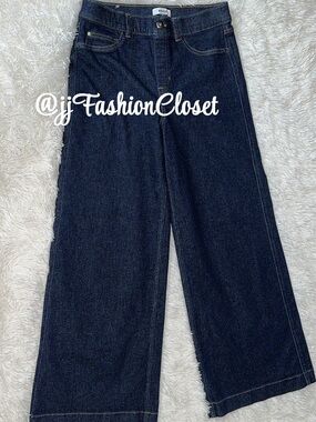 Spanx Wide Leg Jeans Raw Indigo